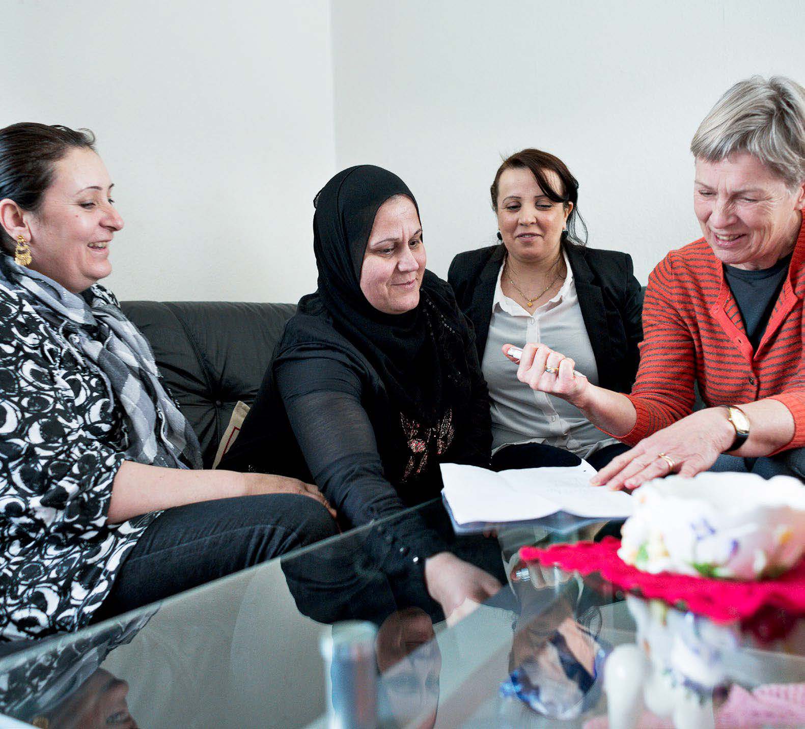 De frivillige bringer flygtninge tættere på arbejdsmarkedet